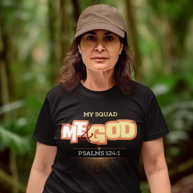 Eu & Deus Camiseta Espiritual Deus Fé Para Mulhere (Criador carregado)