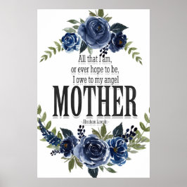 Eu devo a minha mãe anjo poster