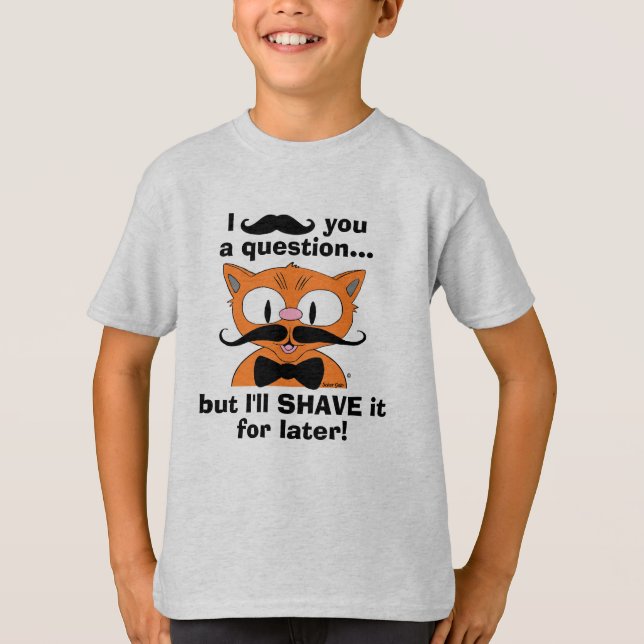 Eu Devo Debruar uma Pergunta Camiseta Divertida Pu (Frente)