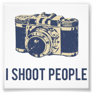 Eu disparo em pessoas da câmera da fotografia