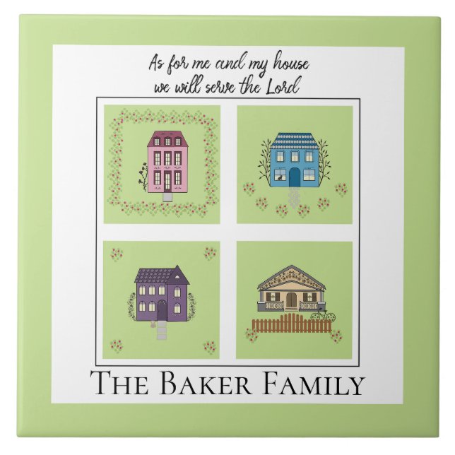 Eu e a minha casa adicionamos o nome da família Az (Frente)