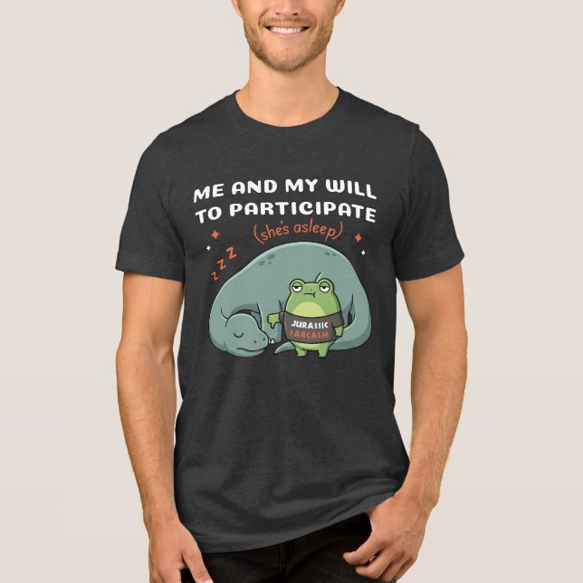 Eu E Minha Vontade De Participar, Dinossauro Sarcá (Frente)
