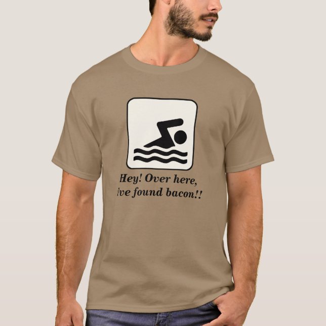 Eu encontrei a camisa do bacon (Frente)