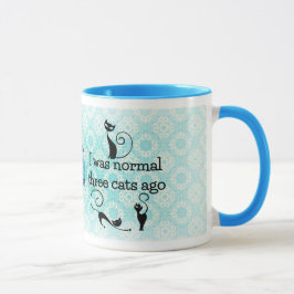 Eu era caneca cómico dos gatos do Normal 3 há