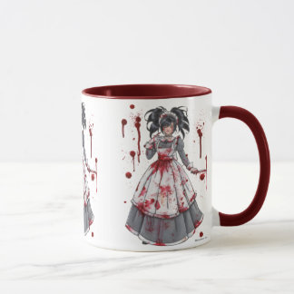 Eu era empregada doméstica para você caneca gótico