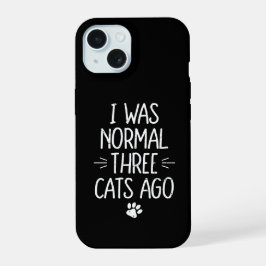 Eu Era Normal Três Gatos Atrás Presente Divertido 
