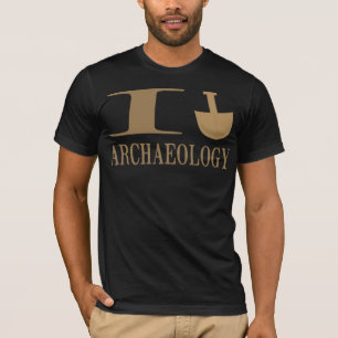 Eu escavo camisas da arqueologia
