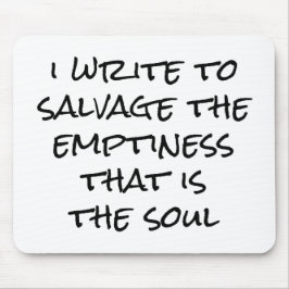 Eu escrevo o mouse pad