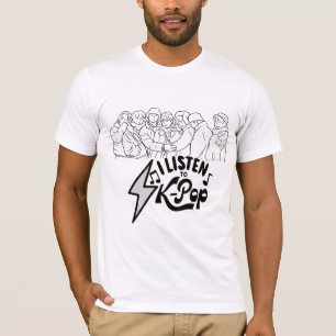 Eu escuto a camisa do Pop K