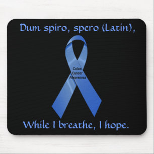 Eu Espero que o Mousepad da Consciência do Cancer