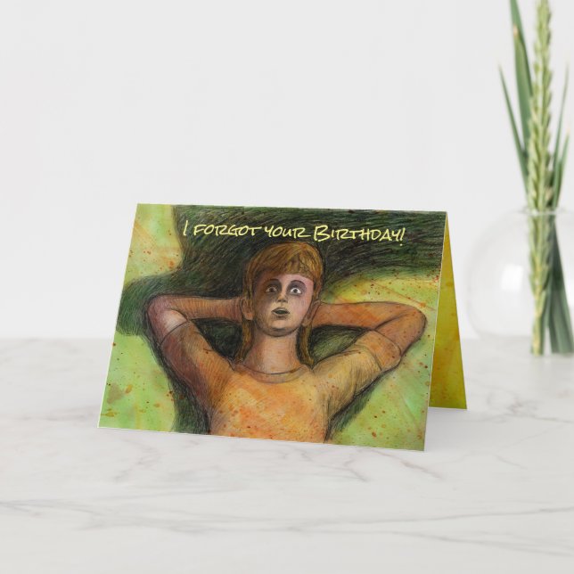 Eu esqueci seu cartão de aniversário por Mike (Frente)