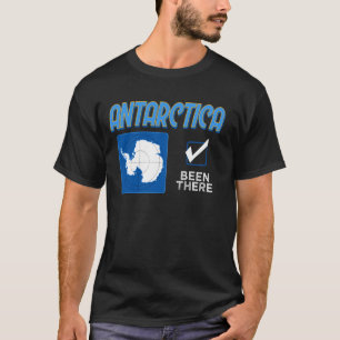 Eu Estive Lá Mapa Bandeira da Antártida Polo Sul