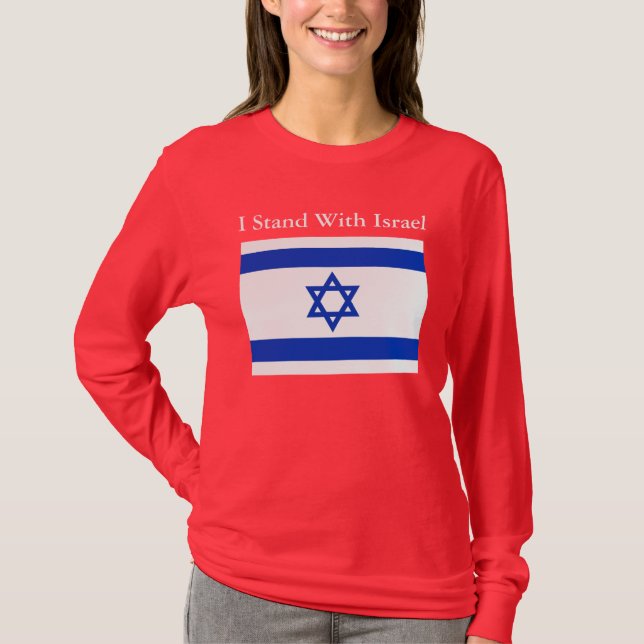 Eu estou com camisa de Israel (Frente)