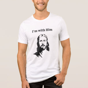 Eu estou com ele (Jesus) t-shirt