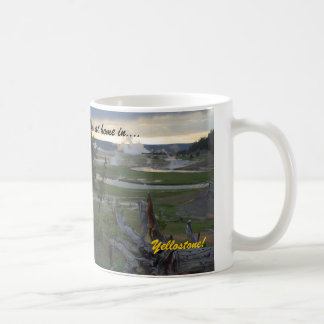 Eu estou em casa em….Yellowstone!  Caneca de café
