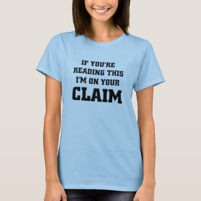 Eu estou em suas camisas de filtração Dourados (Frente)