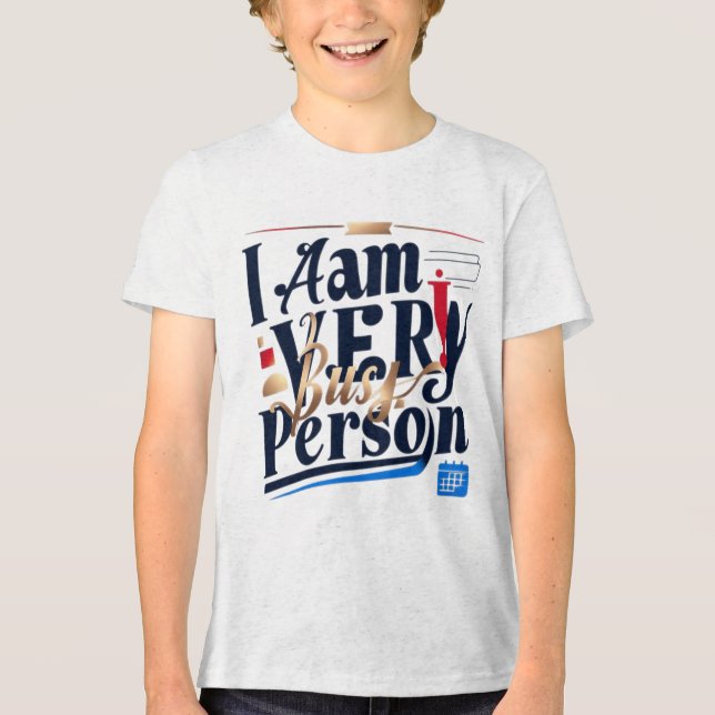 Eu Estou Muito Ocupado De Camisa-T (Frente)