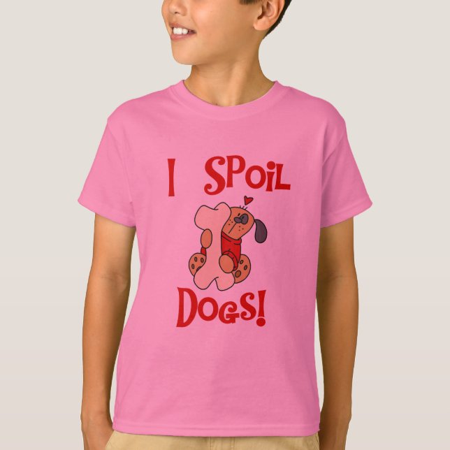 Eu estrago o camiseta e os presentes dos cães (Frente)