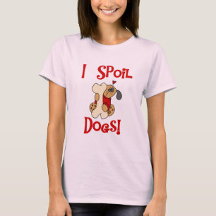 Eu estrago o camiseta e os presentes dos cães