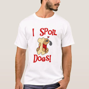 Eu estrago o camiseta e os presentes dos cães