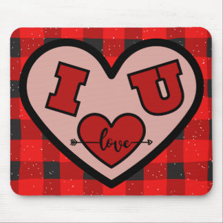 Eu? Eu Amo Você Búfalo Xadrez Mousepad