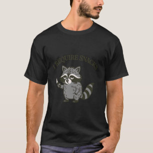 Eu Exijo Lanches Guaxinim Fofos Camisetas Gráficas