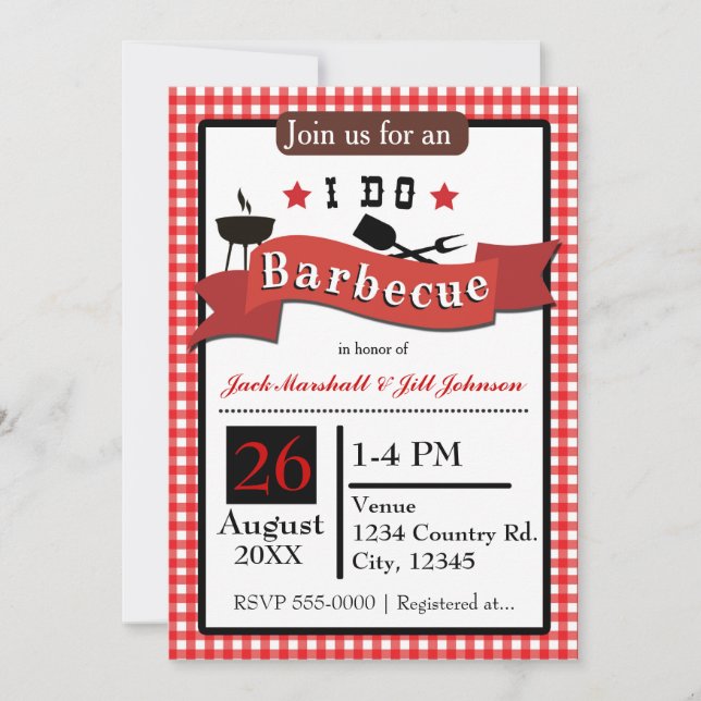 Eu faço convite de casamento de casais de churrasc (Frente)