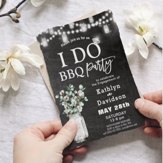 Eu faço Convite de festas de CHURRASCO Eucalyptus  (Criador carregado)