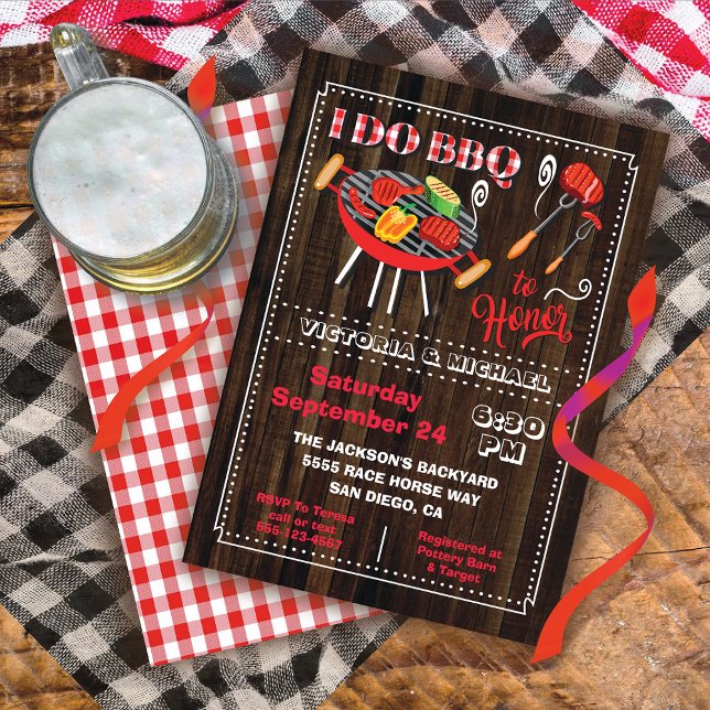 Eu faço convite para Festa de noivado CHURRASCO (Criador carregado)