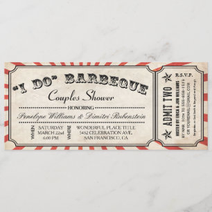 Eu faço convites para CHURRASCOS  Chá Casal