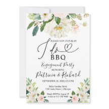 Eu faço convites para Festa de noivado de CHURRASC