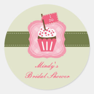 "Eu faço" etiqueta do chá de panela