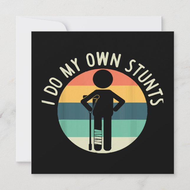 eu faço minhas próprias acrobacias (Frente)