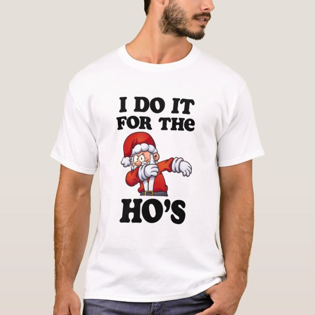 Eu faço-o para Ho o papai noel da camisa que toca (Frente)
