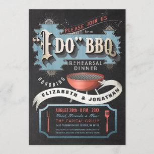 Eu faço o preto do jantar de ensaio dos convites  