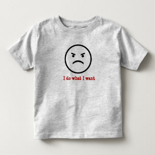 Eu faço o que eu quero a camisa da criança