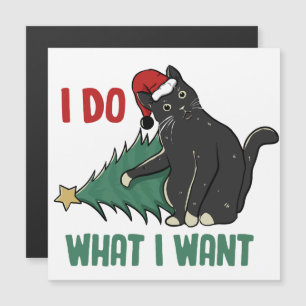 Eu Faço O Que Quero Feriado De Gato Preto De Natal