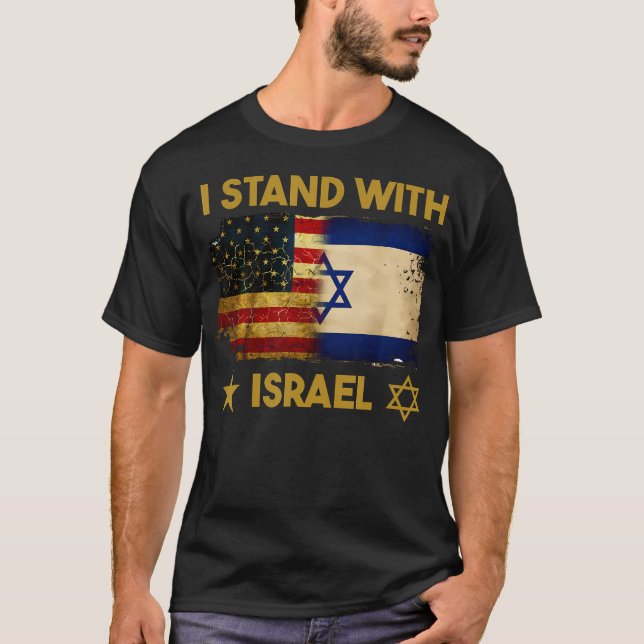 Eu Fico Com A Camisa De Israel Eu Fico Com Israel  (Frente)
