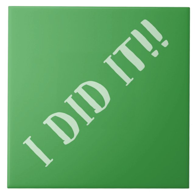 Eu Fiz Isso Verde (Frente)