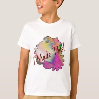 "Eu Fiz Isto!" Camiseta Básica Infantil