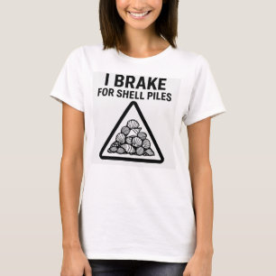 Eu Freio por Pilhas de Conchas – Camiseta Feminina