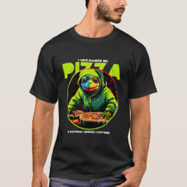 Eu Fui Criado em Camiseta de Pizza