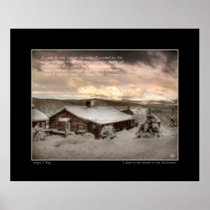 Eu fui para a floresta, Thoreau Poster