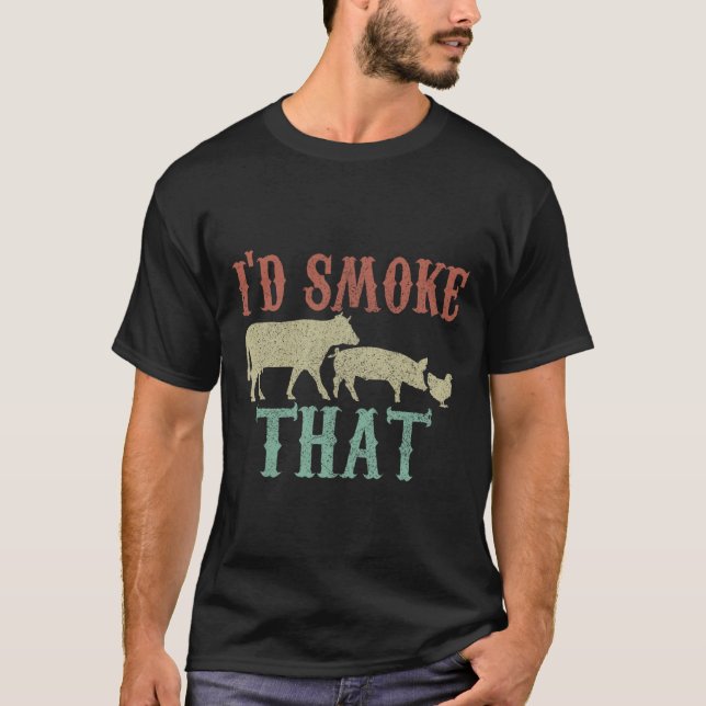 Eu Fumaria Essa Camisa - Grelha De Churrasco Engra (Frente)