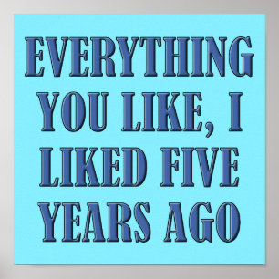 Eu Gostei Disso Primeiro Sinal De Poster Engraçad