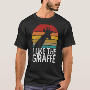 Eu gosto da Camisa Girafas Retro Vintage 80s 70s G