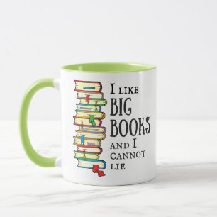 Eu gosto da caneca de café grande dos livros