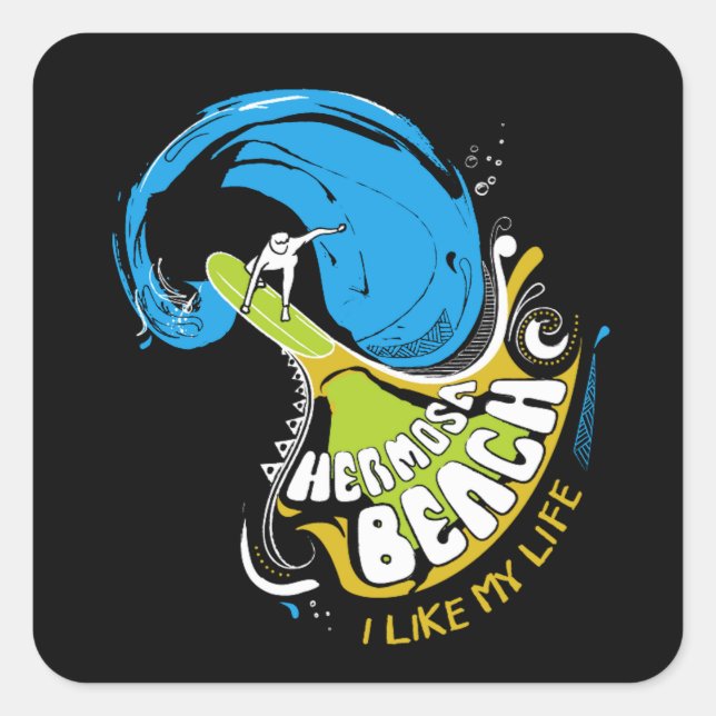 "Eu gosto da minha vida" adesivos originais (Frente)