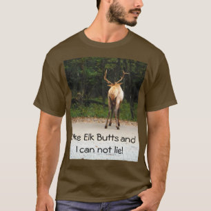 Eu gosto de bumbuns de alces humorados camiseta