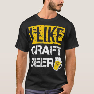 Eu gosto de Camisa de Cerveja Artesanato